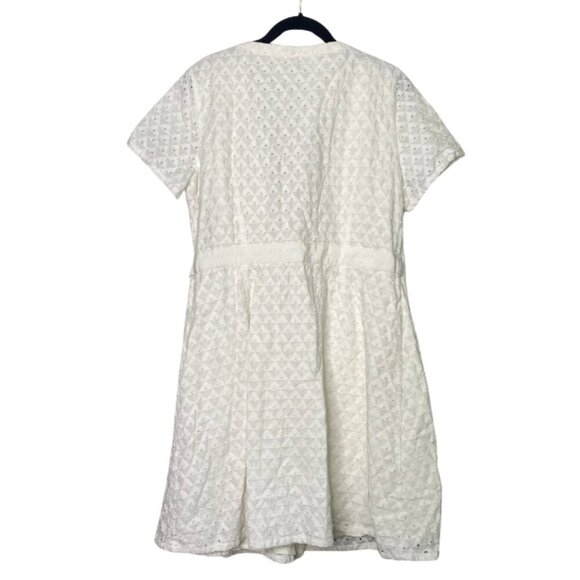 Tommy Hilfiger White Cotton Wrap Dress - Picture 7 of 12